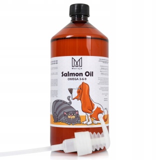 Oleje a tuky pre mačky, pre psov Mersjo olej 1000 ml